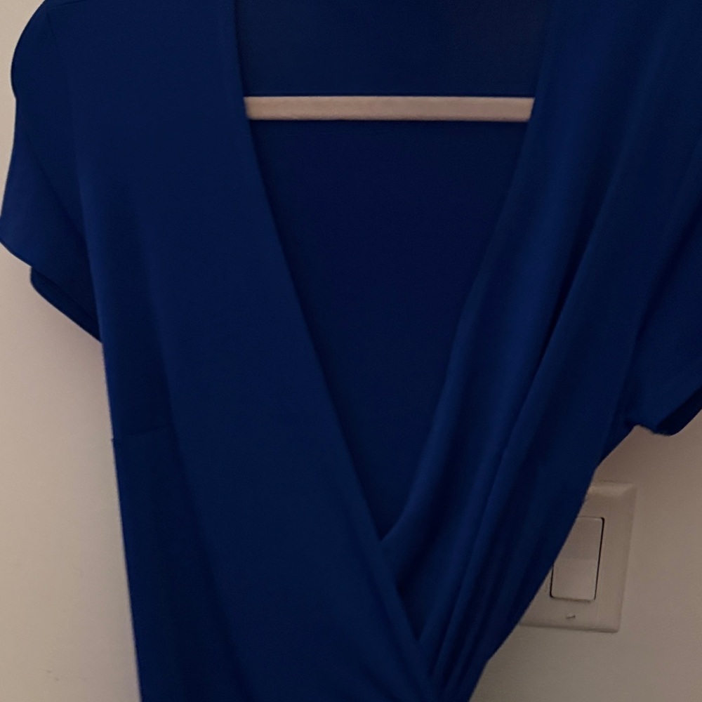 Source Unknown Deep Blue Midi Dress - image 3